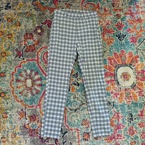 BRANDY MELVILLE BLUE AND WHITE TILDEN PANTS